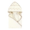 Hudson Baby Cotton Animal Face Hooded Towel, Modern Giraffe 2-Piece, One Size - 4 of 4