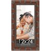 PosterPalooza | 12x24 Wide Bamboo Picture Frame, UV Acrylic, 4 Finishes - Brown, Black, Silver, and Natural - 2 of 4