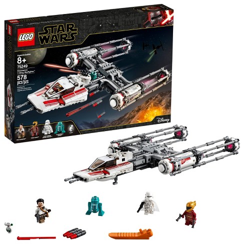 lego star wars the rise of skywalker resistance y wing starfighter new advanced collectible starship model building kit 75249 target lego star wars the rise of skywalker resistance y wing starfighter new advanced collectible starship model building kit 75249