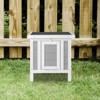 Karl Home Gray Outdoor Rabbit Hutch - 4 of 4