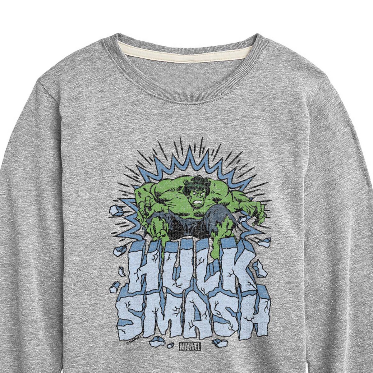 Boys' - Marvel - Hulk Smash Long Sleeve Graphic T-Shirt - thumbnail 2