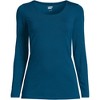 Lands' End Women's Long Sleeve Lightweight Jersey Scoop Neck T-Shirt - 3 of 3