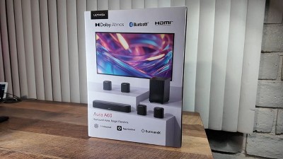 ULTIMEA Aura A60 7.1ch Sound Bar with Dolby Atmos, Subwoofer, 4