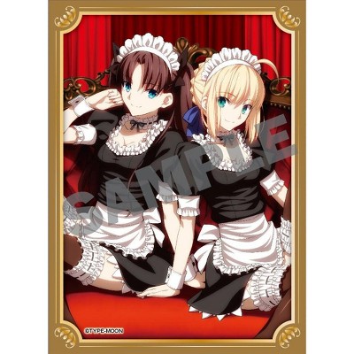 Bushiroad Fate Stay Night FSN Rin & Saber Maid Comptiq Anime Card Game Character Sleeve