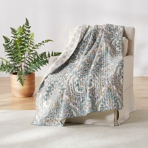 Rome Quilted Throw - Levtex Home - 1 of 4