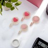 Unique Bargains Utility Heart-Shaped Sticker Hook Beige Rose Red Pink 4 Pcs - 2 of 4
