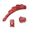 Unique Bargains Fashion Wavy Edge Hair Clips Hairdo Clip 1 Pc - 2 of 4