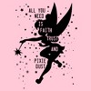 Girl's Peter Pan Tinkerbell Faith Trust And Pixie Dust T-shirt : Target