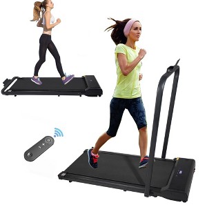 Walking Pad Under Desk Treadmill for Home Office, 2 in 1 Portable Walking Treadmill with Remote Control, Walking Jogging Machine, 240 Lbs Capacity - 1 of 4