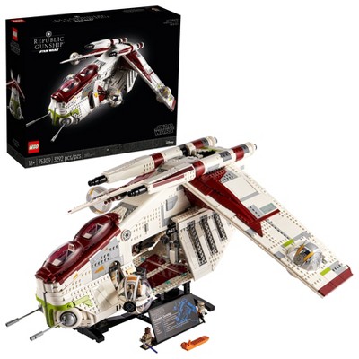 StarWars The Republic Gunship Death DIY Building Blocks Bricks Legoing Kids Toys