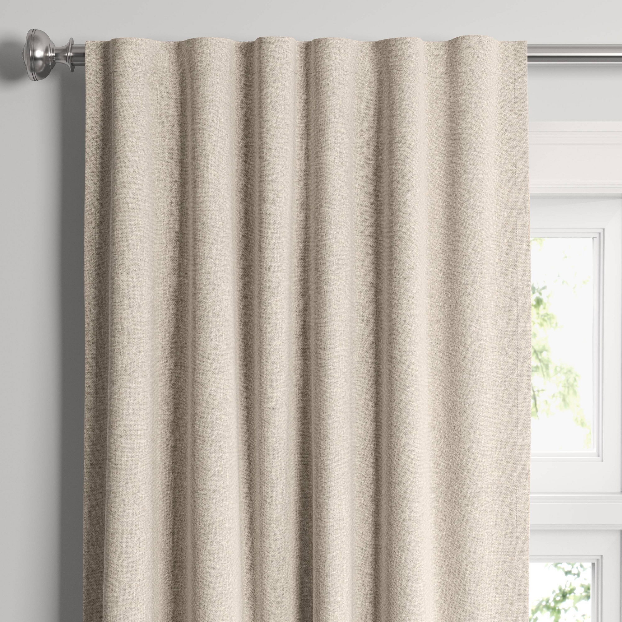 50"x84" Blackout Aruba Window Curtain Panel Natural - Threshold™