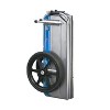 Tipke Manufacturing Company Foldit Do It All Aluminum Folding Cart, Blue Stripe with Full Height Enclosed Rear Gate for Foldit Carts - image 3 of 4