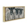 Stupell Industries Three Sheep Trio Portrait, 25" x 11" - 3 of 4