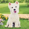 Collections Etc Realistic Westie Terrier Metal Outdoor Garden Stake - 2 of 2