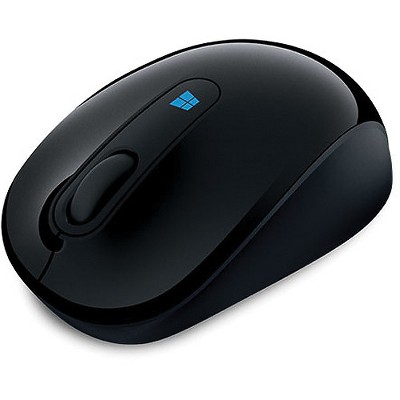 Microsoft Sculpt Mobile Mouse Black - Wireless - Radio Frequency - 2.40 GHz - 1000 dpi - 3 Button(s)