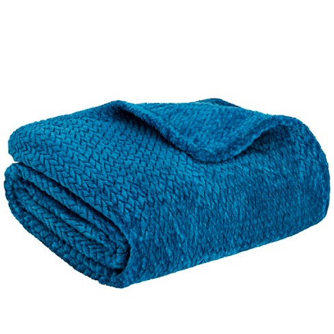 Teal fleece throw blanket hot sale