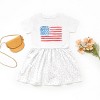 The Juniper Shop American Flag Smudged Toddler Dress - 2 of 4