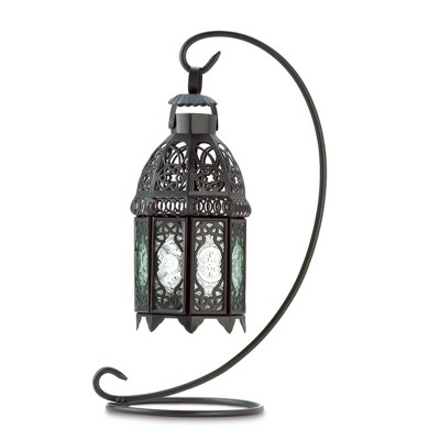 Iron Moroccan Tabletop Outdoor Lantern - Zingz & Thingz