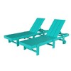 WestinTrends Ashore Modern Poly Reclining Chaise Lounge With Wheels (Set of 2pcs) - 3 of 3