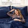 400 Thread Count Organic Cotton Sateen Bed Sheet Set by Bare Home - 3 of 4
