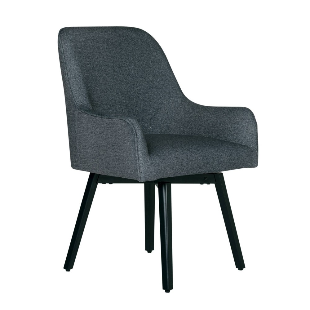 Photos - Computer Chair Spire Luxe Swivel Chair Charcoal Heather - Studio Designs Home