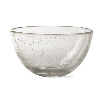 tagltd Clear Bubble Glass Dessert Bowl, 20 oz. Dishwasher Safe