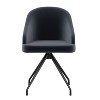 Martha Stewart Sora Upholstered Stationary Office Chair - 3 of 4