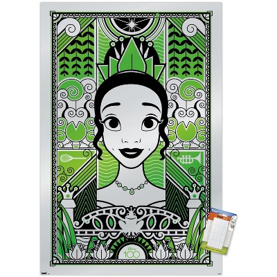 Trends International Disney 100th Anniversary - Deco-luxe Tiana Unframed  Wall Poster Prints : Target