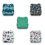 Thirsties Bundle of Adventure Cloth Diaper Cover Collection, Pack of 5, Multicolored, Newborn (5-14 lbs)