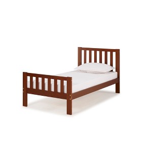 Twin Aurora Bed Chestnut - Alaterre Furniture, Brown