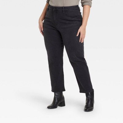 straight plus size jeans