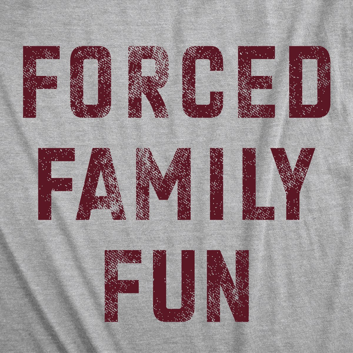 Мужские футболки Crazy Dog T-Shirts, Inc. Mens Funny T Shirts Forced Family Fun Sarcastic Graphic Novelty Tee for Men - Crazy Dog Men's T Shirt With Sarcastic Sayings Light Grey M — фото 2