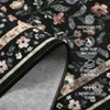TROPOW Non-Slip Ultra-Thin Flower Print Dining Room Rug, Non-Shedding Farmhouse Indoor Mat, Washable Floor Mats, Easy to Clean - 2 of 4