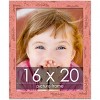 PosterPalooza | Shabby Chic Pink Picture Frame - UV Acrylic, Foam Board Backing, Hanging Hardware - 2 of 4
