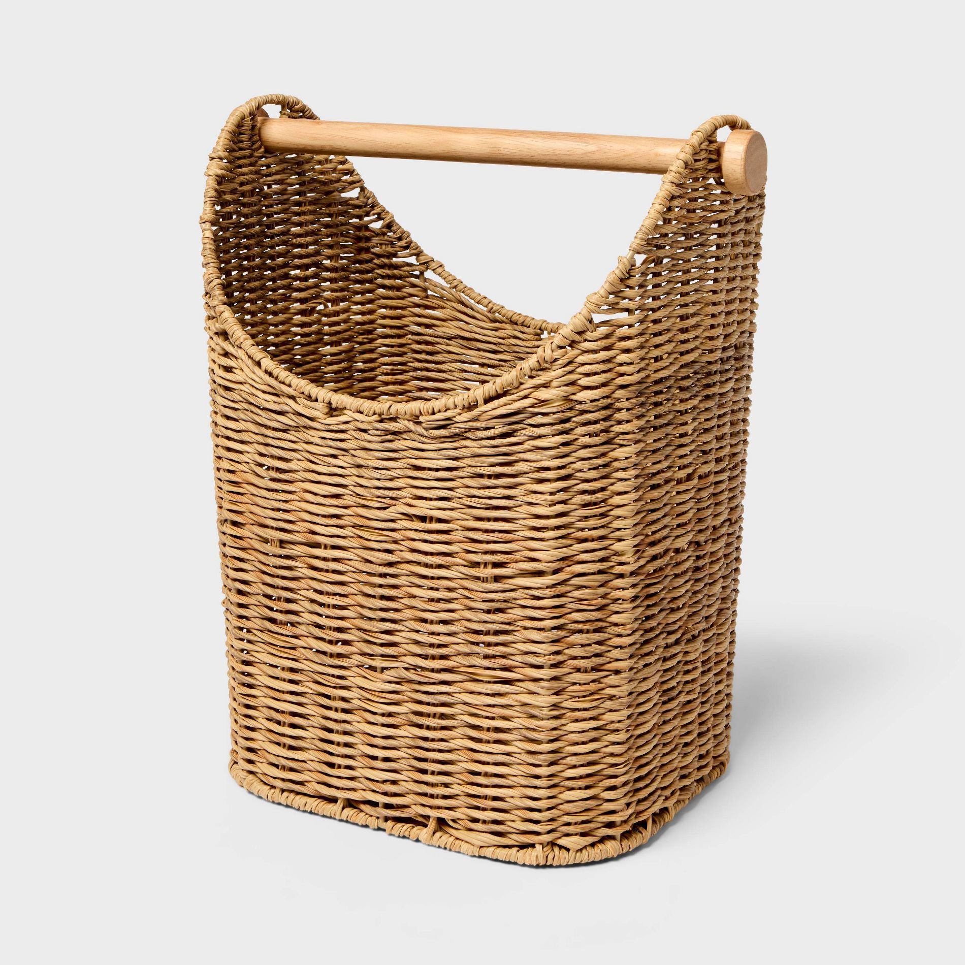 Woven Basket Toilet Paper Holder Light Brown - Brightroom™