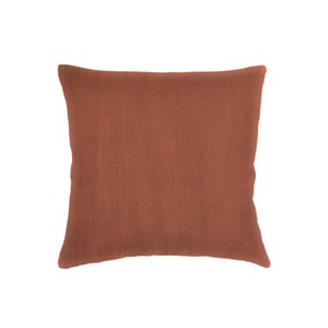 So Soft Linen Rustic Orange Pillow 20x20 - 1 of 2