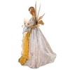 Kurt Adler 16-Inch Ombre Silver/Gold Angel Tree Topper - 4 of 4