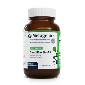Metagenics CandiBactin-AR, Concentrated Thyme & Oregano Oils, Gut Health & Intestinal Microbial Balance, Gluten-Free, 60 Softgels - 1 of 4
