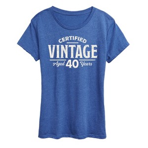 Women's - Instant Message - Certified Vintage 40 Short Sleeve Graphic T-Shirt - 1 of 4