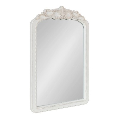 20" x 30" Jenelle Framed Wall Mirror White - Kate & Laurel All Things Decor