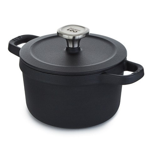 BergHOFF Leo Graphite Enameled Cast Iron Oval Stockpot 10.75