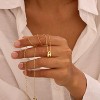 Personalized Initial Necklace for Women - Bubble Letter Charm in Gold/Silver, Dainty Cute Non-Tarnish Jewelry, Teen Gift - 3 of 4