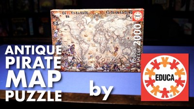 Educa Pirates Map Jigsaw Puzzle - 2000pc : Target