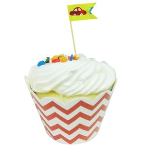 Wrapables Standard Size Chevron Cupcake Wrappers - 1 of 4