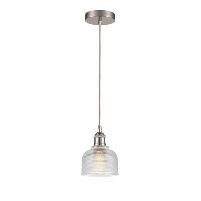 Dayton - 1 Light Cord Hung Mini Pendant In Industrial Style-9.25 Inches Tall and 5.5 Inches Wide