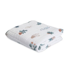 Little Unicorn Cotton Muslin Quilt Blanket - 1 of 4