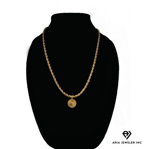 Aria Jeweler Inc Chain with Gold Soccer Ball - 1 of 4