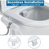 Garvee Mechanical Bidet Attachment, Bidet Attachment for Toilet, Toilet Bidet with Dual Self-Cleaning Nozzles, Rear and Feminine Wash - 4 of 4