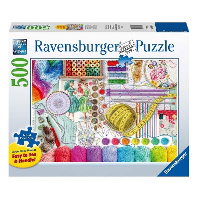 Ravensburger Needlework Station Large Format 16440 Jigsaw Puzzle 500pcs