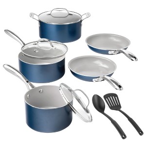 Granitestone 10 Pc Cookware Set Nonstick Pots and Pans Set - 1 of 4